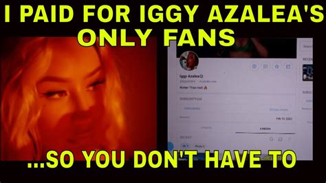 iggy azelia only fans leaks|Iggy Azalea Boobs Tease Topless Onlyfans Video Leaked